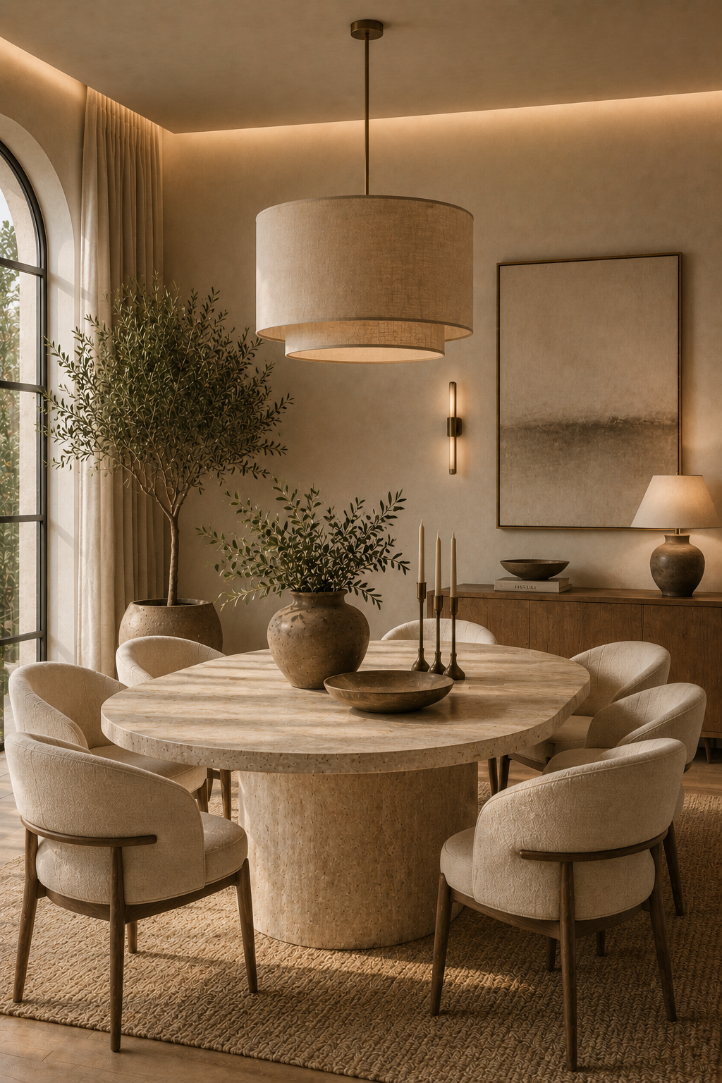 timeless luxury dining room