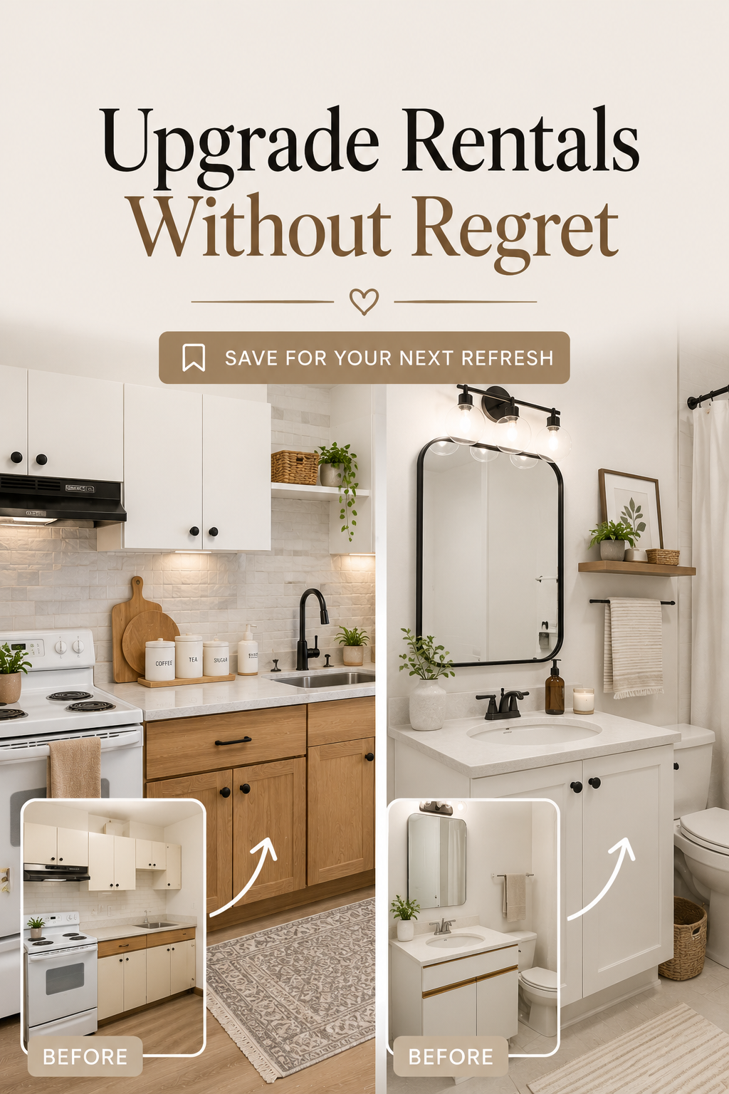upgrade rentals without regret
